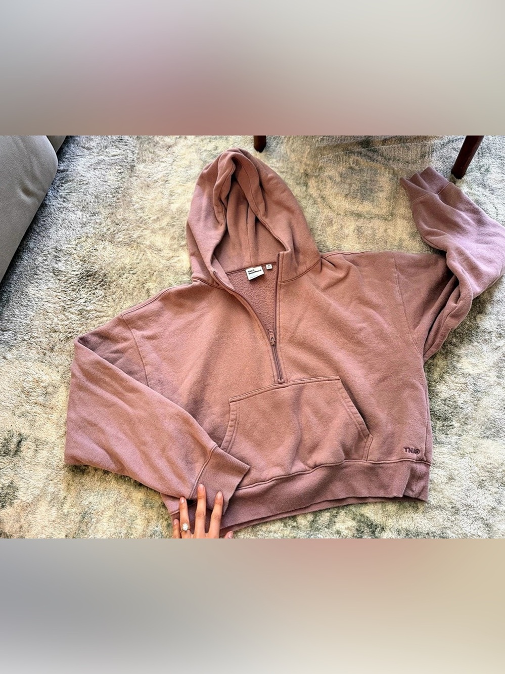 Aritzia TNA sweat fleece boyfriend fit M